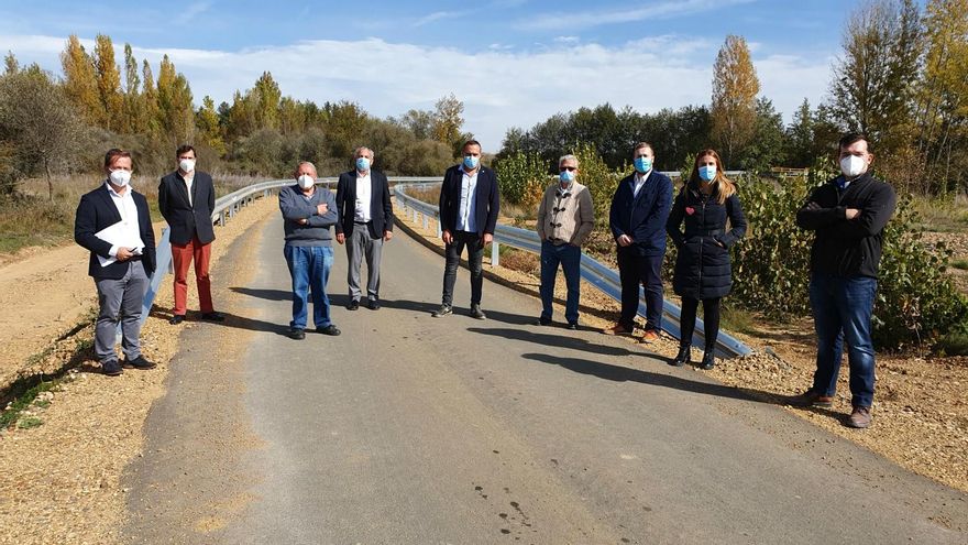 Recepción de la carretera de Saelices del Río.