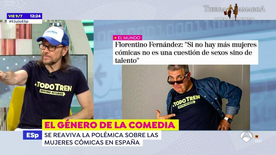 Santiago Segura defiende a Flo por la polémica sobre las cómicas: "Si puedes malinterpretar algo lo malinterpretas"