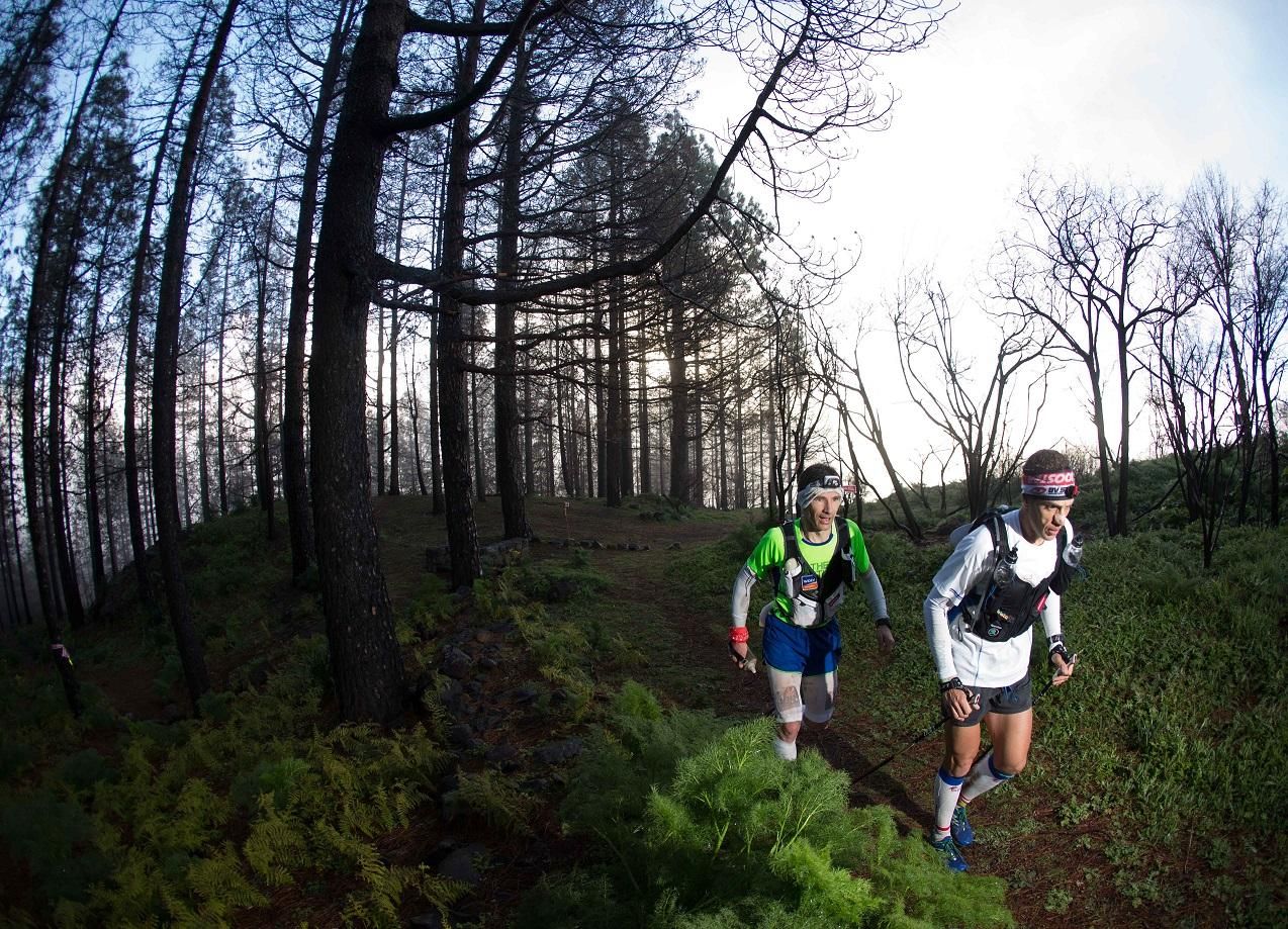 El canario Yeray Durán con el francés Sebastian Chaigneau