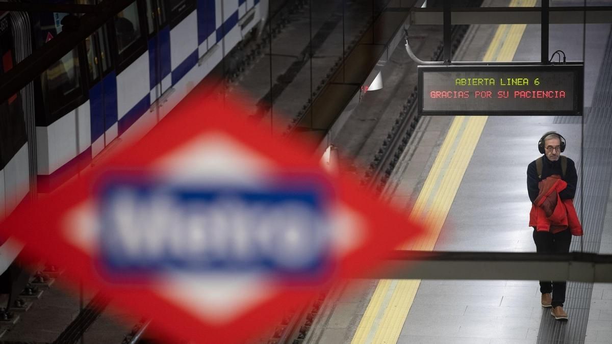 Metro reabre la línea 6 de Argüelles a Ciudad Universitaria por Moncloa el martes, dos días antes de lo previsto