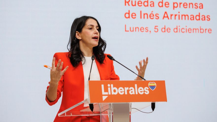 La presidenta nacional de Ciudadanos (Cs), Inés Arrimadas.
