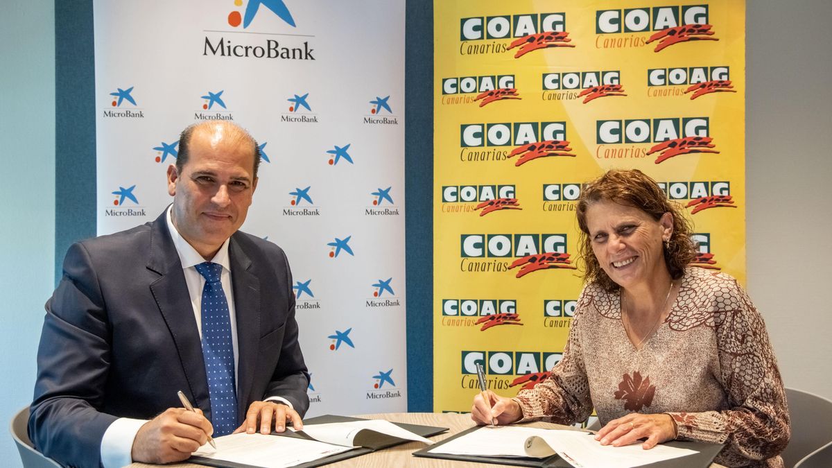 MicroBank y COAG Canarias firman un convenio para favorecer el relevo generacional en el sector agrario e incentivar la actividad emprendedora