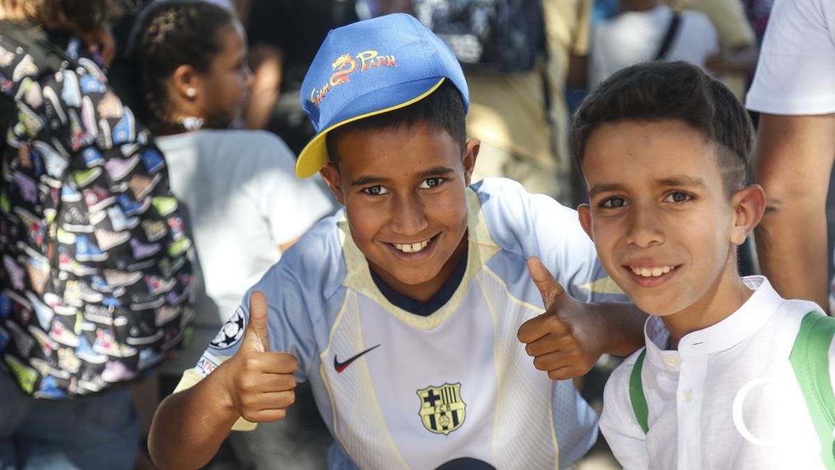 Despedida de los niños saharauis del programa Vacaciones en Paz