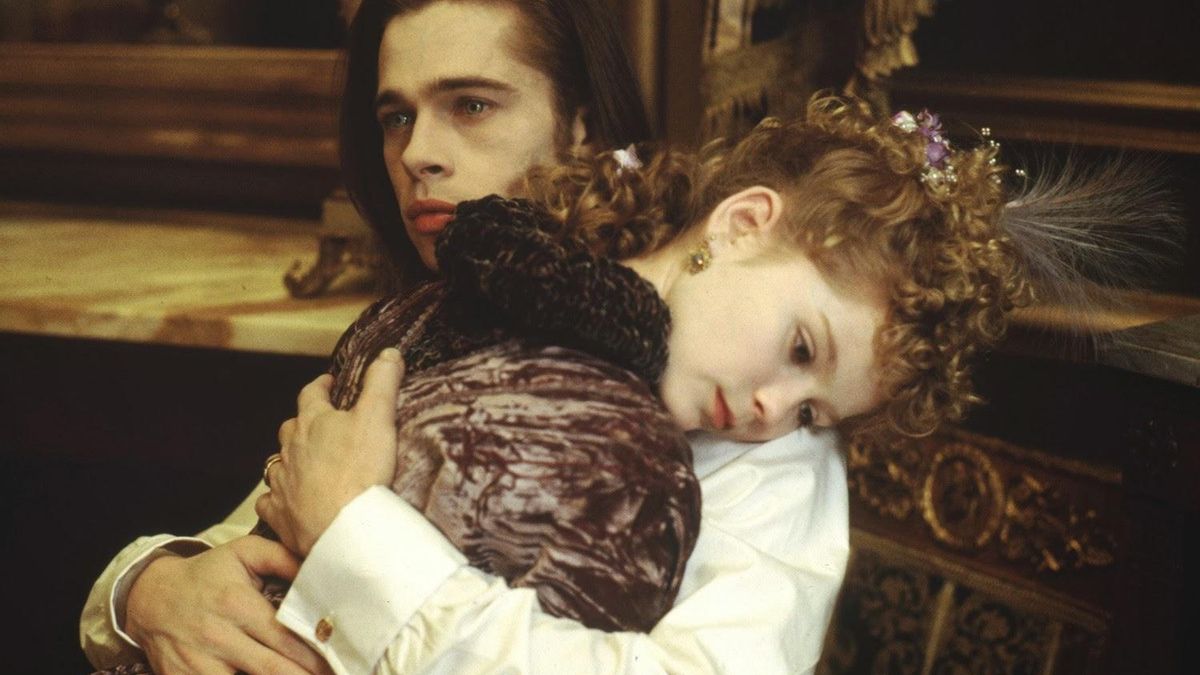 Brad Pitt y Kirsten Dunst en 'Entrevista con el vampiro'.