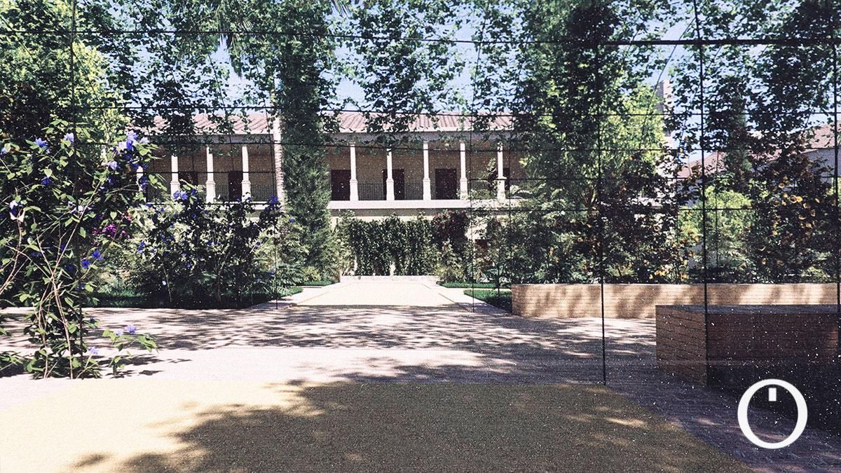 Presentación del proyecto para el Jardín del Obispo tras la cesión del solar junto a la antigua biblioteca de Amador de los Ríos