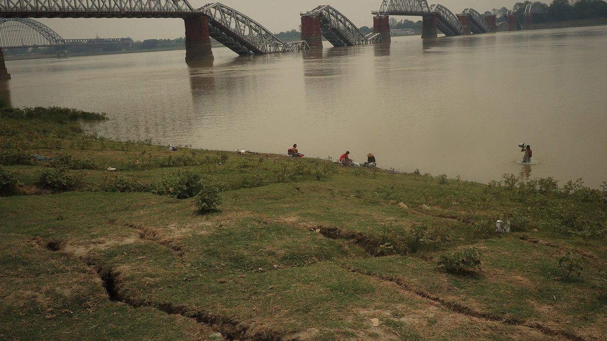 El vídeo inédito de una falla deslizándose en Myanmar ofrece una visión única sobre cómo se mueve la Tierra durante un terremoto