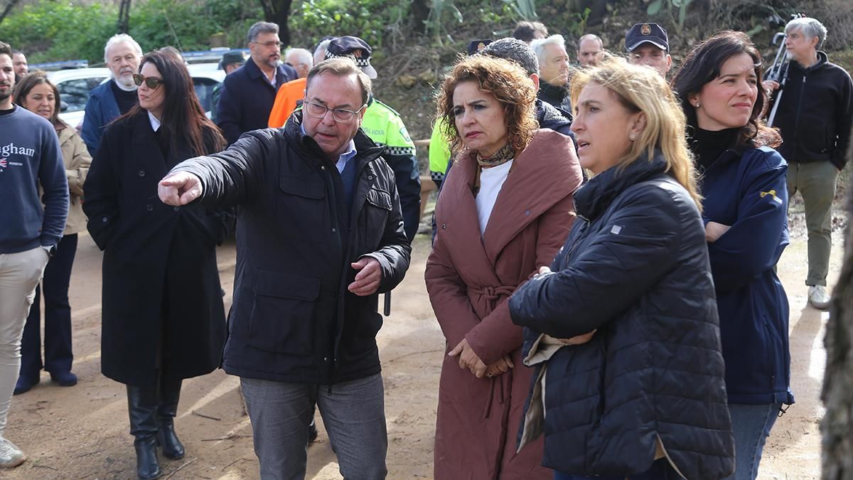 Visita de la vicepresidenta María Jesús Montero a Villafranca de Córdoba