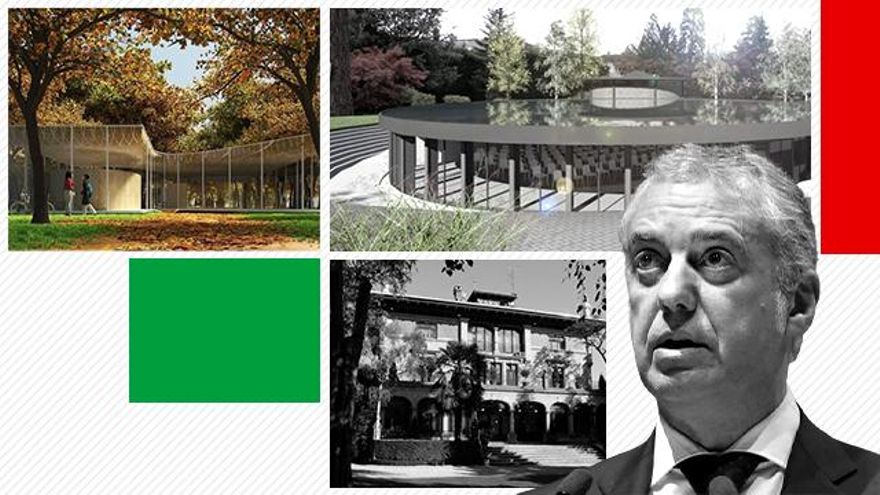 Urkullu construirá un nuevo edificio de recepciones en el complejo presidencial de Ajuria Enea que costará 3 millones