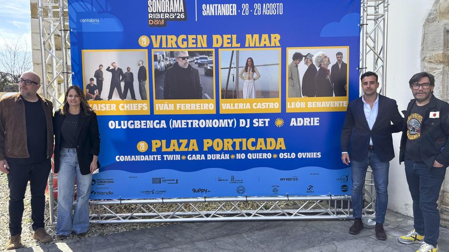 Kaiser Chiefs e Iván Ferreiro encabezarán el Sonorama Ribera Day el 29 de agosto en Santander