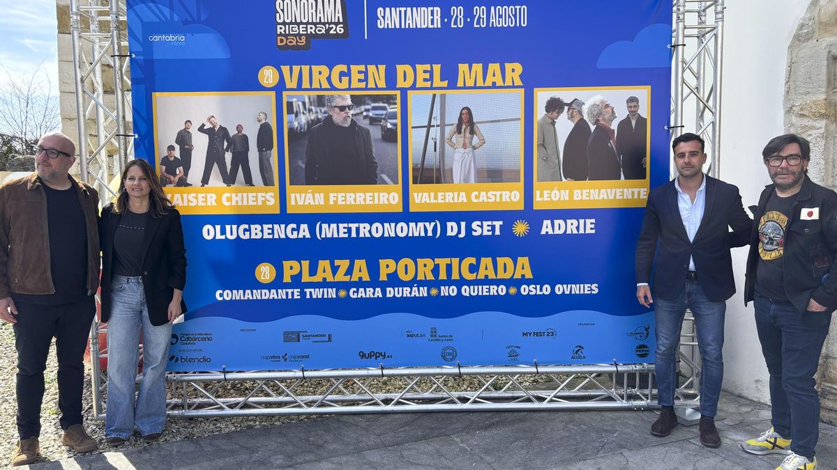 Kaiser Chiefs e Iván Ferreiro encabezarán el Sonorama Ribera Day el 29 de agosto en Santander