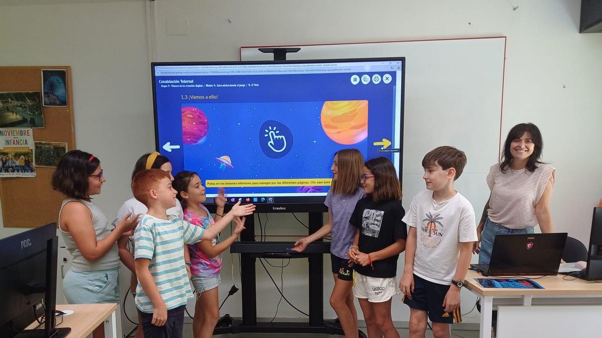 Alumnos de Campamento Digital