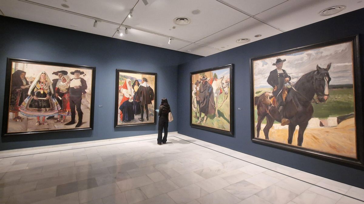 Algunos de los cuadros costumbristas pintados por Sorolla.