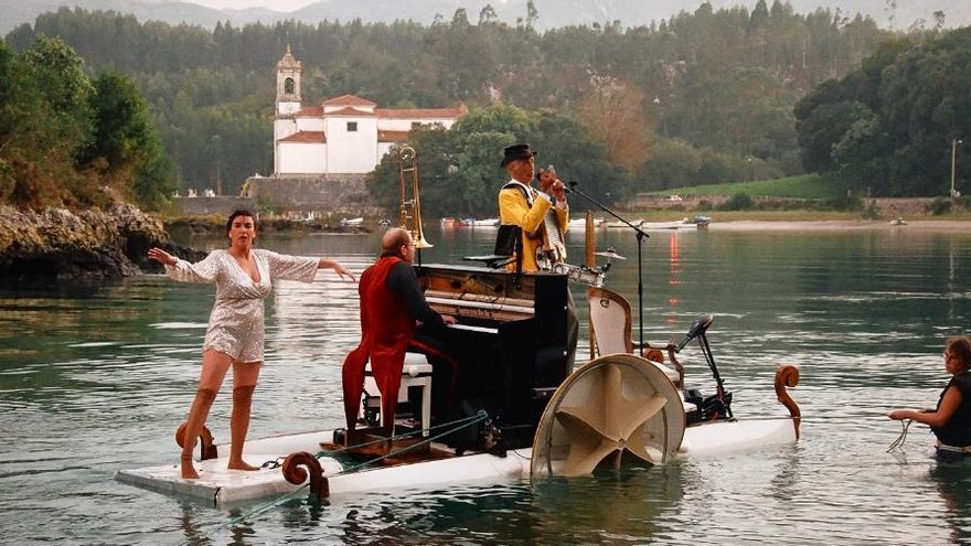 Arranca Sierra Sonora con un concierto flotante en el pantano de Mansilla