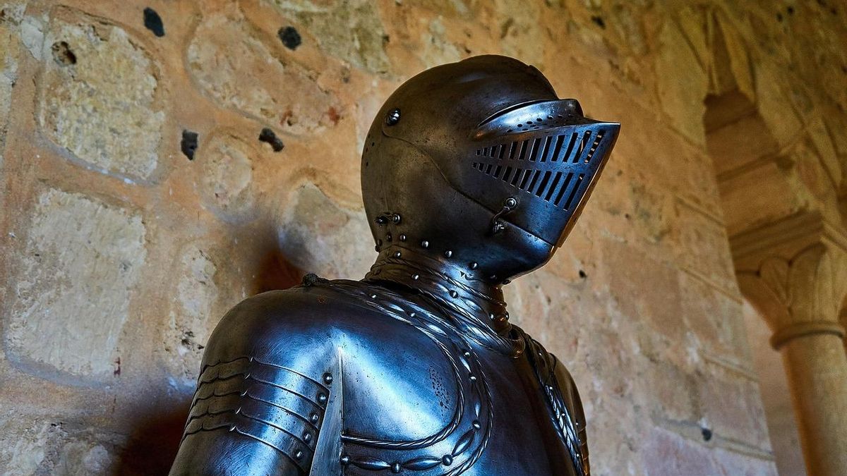 Armadura en el Alcázar de Segovia.