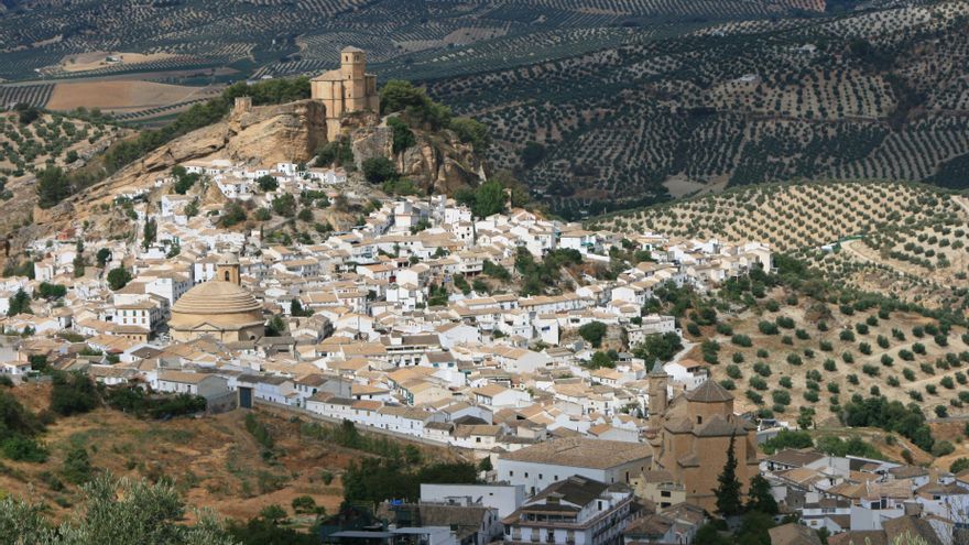 Archivo - El pueblo granadino de Montefrío. Archivo.