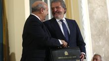 Méndez de Vigo y Wert, el día de la toma posesión de la cartera de Educación, Cultura y Deporte.