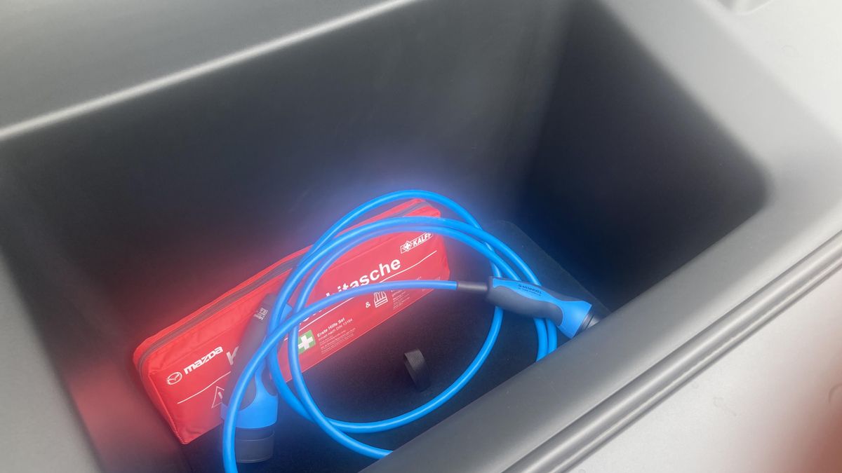 El compartimento de carga delantero tiene 72 litros de capacidad.