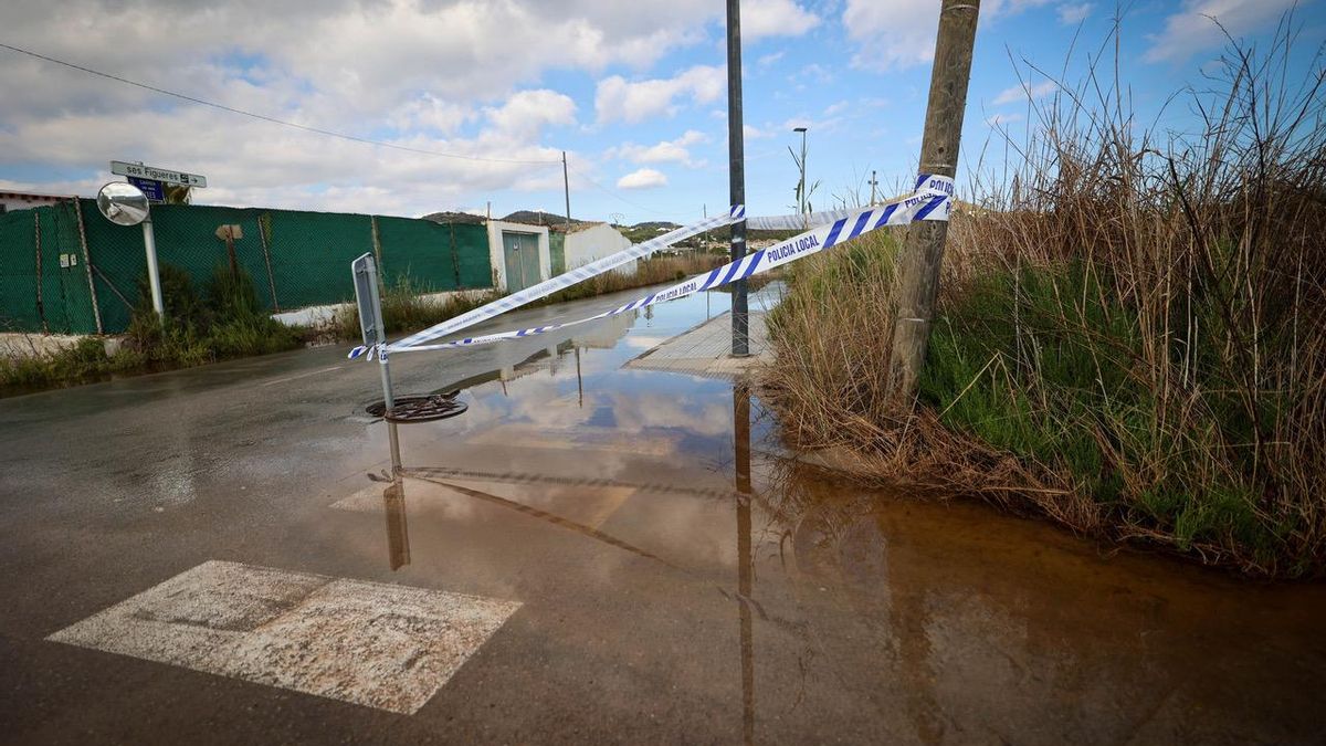 Les fortíssimes tempestes van fer vessar els aiguamolls de ses Feixes