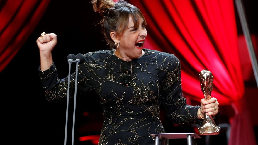 Candela Peña, premio a la mejor protagonista femenina por "La boda de Rosa"