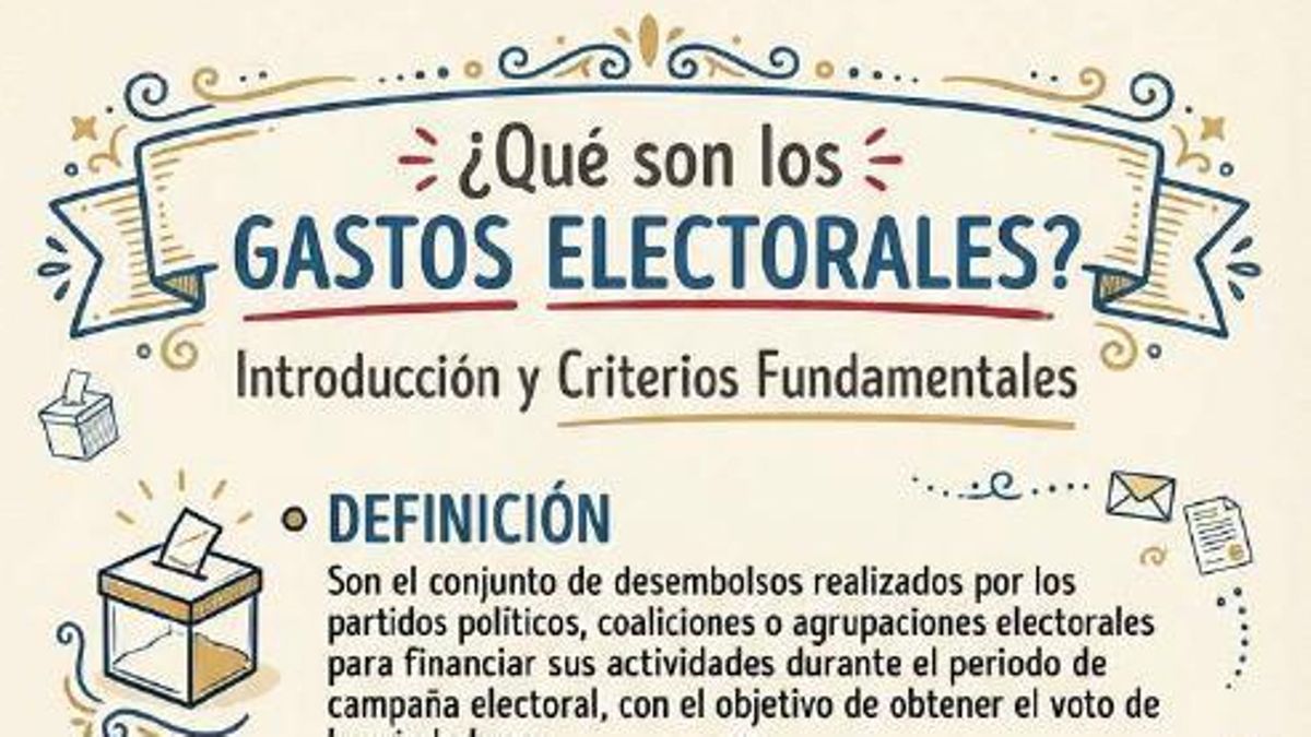 La Cámara de Cuentas convierte la fiscalización electoral en un 'menú del día' ilustrado
