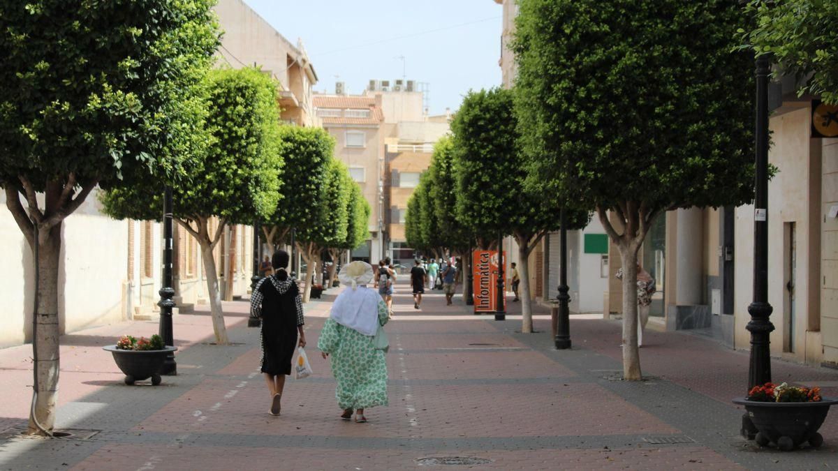Migrantes en Torre Pacheco (Murcia).