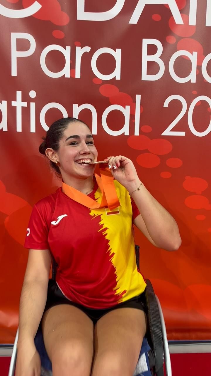 Maya Alcaide, con su bronce en Japón