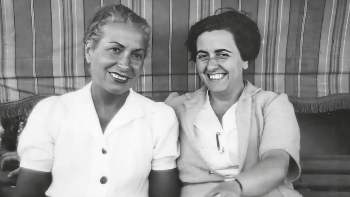 Margarita Chirgu e Victorina Duran em Buenos Aires, 1938.