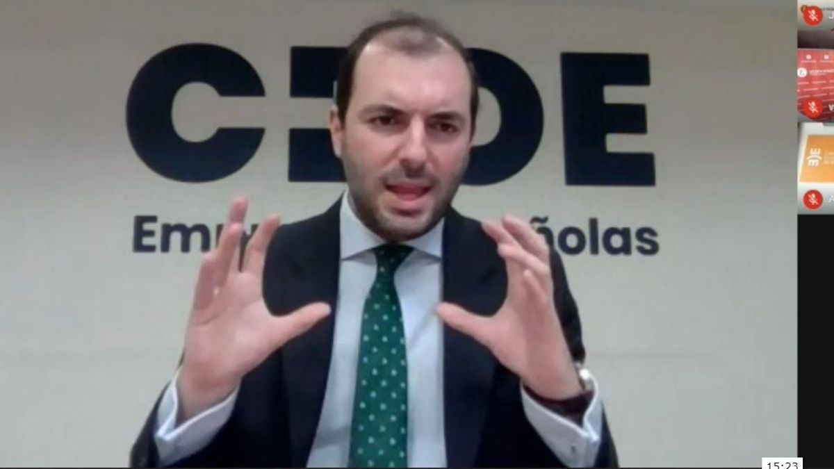 El jefe de la Oficina de Proyectos Europeos en CEOE, Luis Socías,