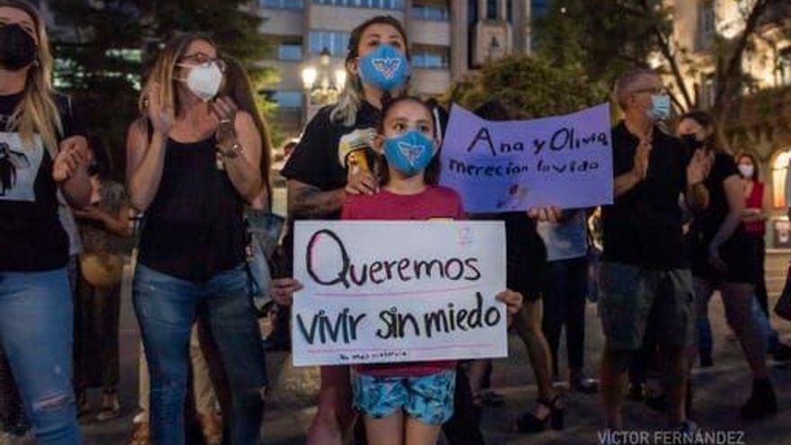 Manifestación feminista en Albacete