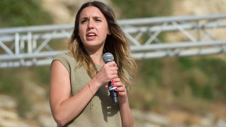La ministra de Igualdad, Irene Montero, durante un acto electoral celebrado recientemente