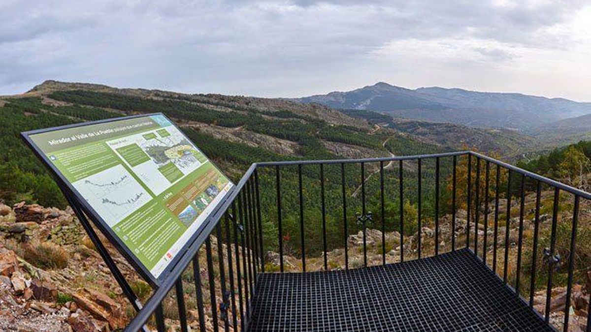 Mirador del Puerto de la Puebla, en Madrid.