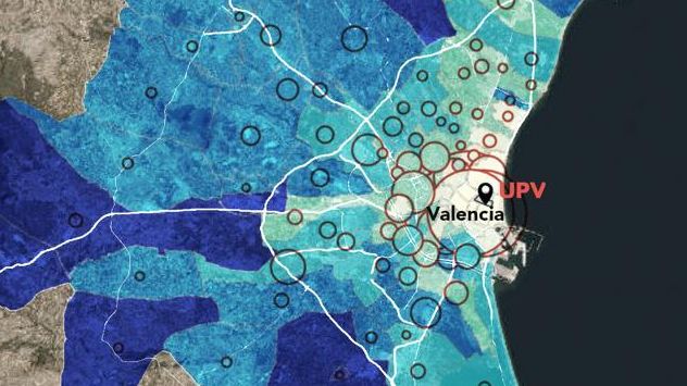 El estudio se centra en el área metropolitana de València.