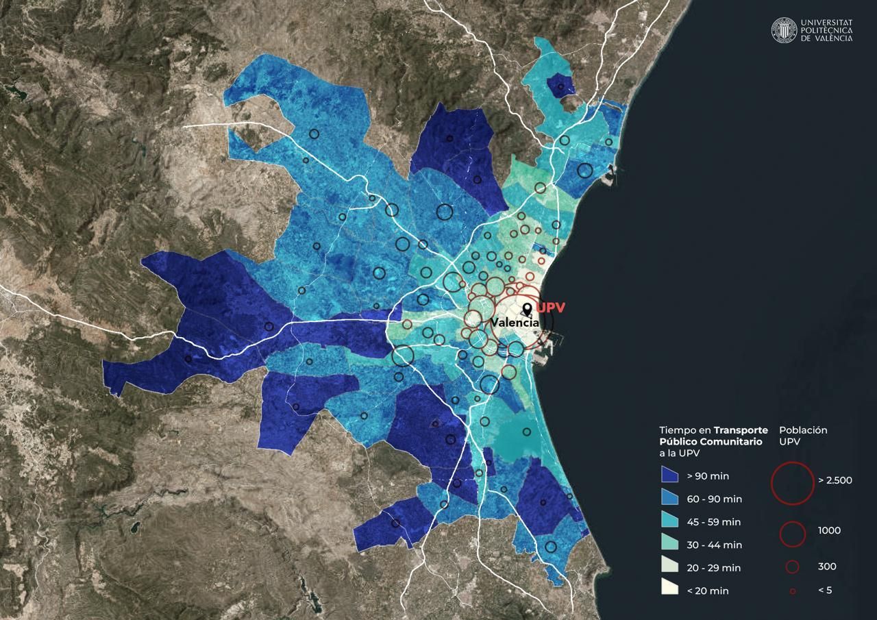 El estudio se centra en el área metropolitana de València.