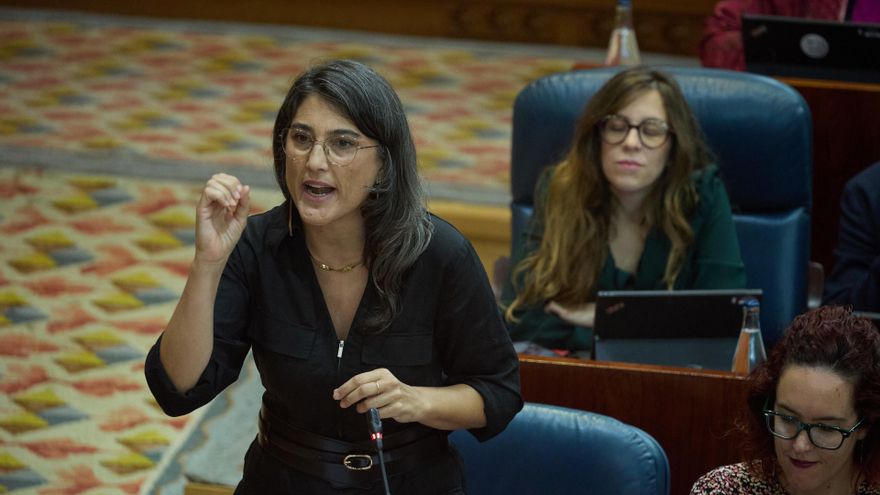 Archivo - La portavoz de MásMadrid en la asamblea, Manuela María Bergerot Uncal.