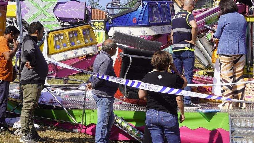 El Ayuntamiento de Vigo dice que no autorizó instalar una atracción de feria en la que murió un hombre el fin de semana