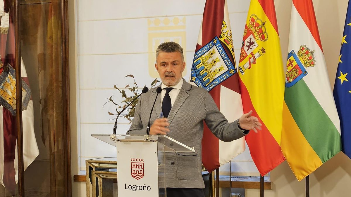 Conrado Escobar, alcalde de Logroño