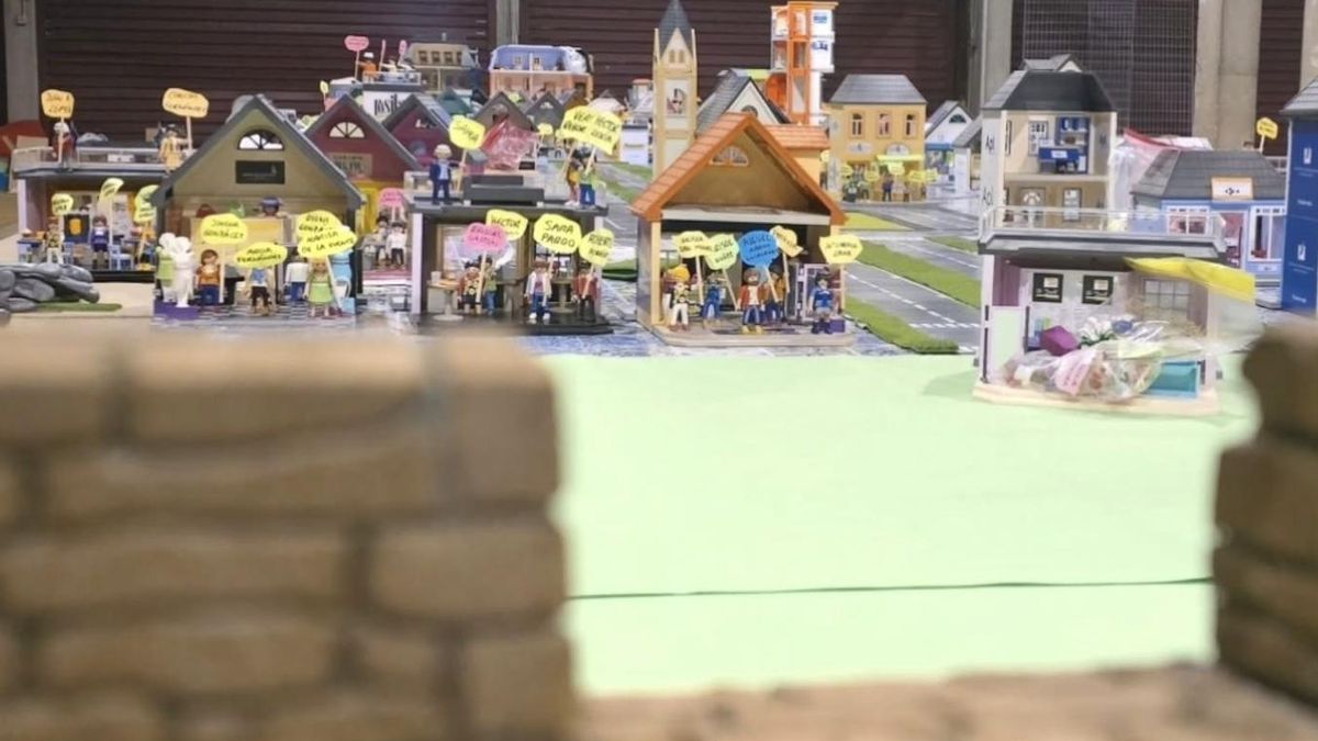 El Belén de Playmobil de Ponferrada vuelve con más de 5.000 figuras y nuevas escenas en el Museo del Ferrocarril