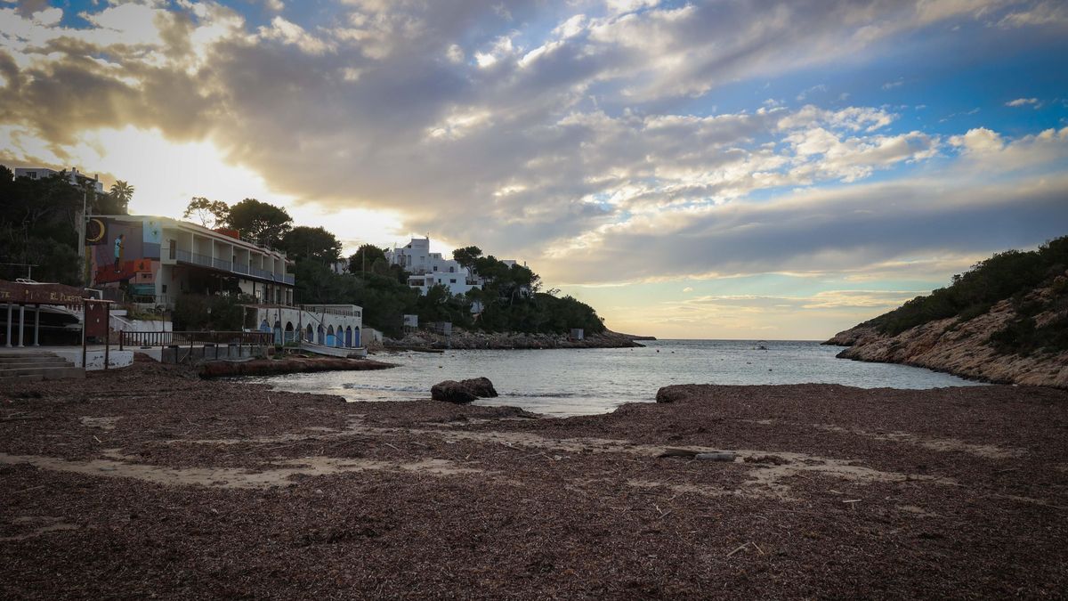Vistas panorámicas de la cala de Portinatx, en Sant Joan.