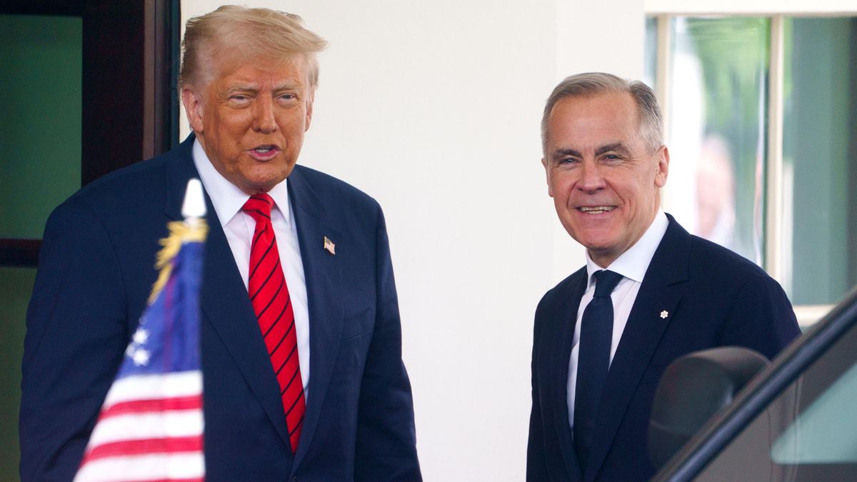 Carney le dice a Trump que "Canadá no está en venta" y él le responde: "Nunca digas nunca"