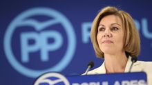 María Dolores de Cospedal, en la presentación de su candidatura