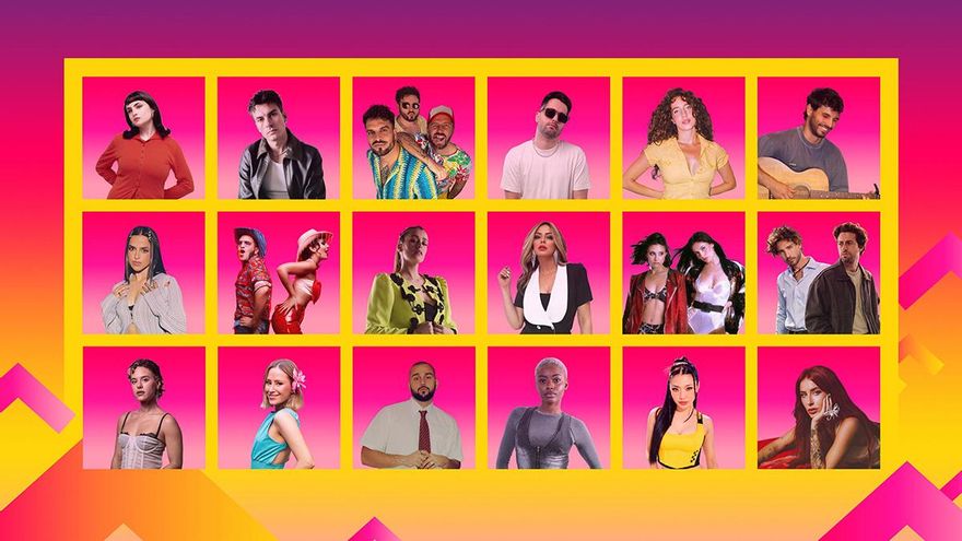 El Benidorm Fest 2027 presenta a sus 18 artistas: de Merche a la vuelta de Vicco y la autora del fenómeno 'Superestrella'