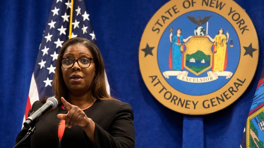 La fiscal general de Nueva York, Letitia James
