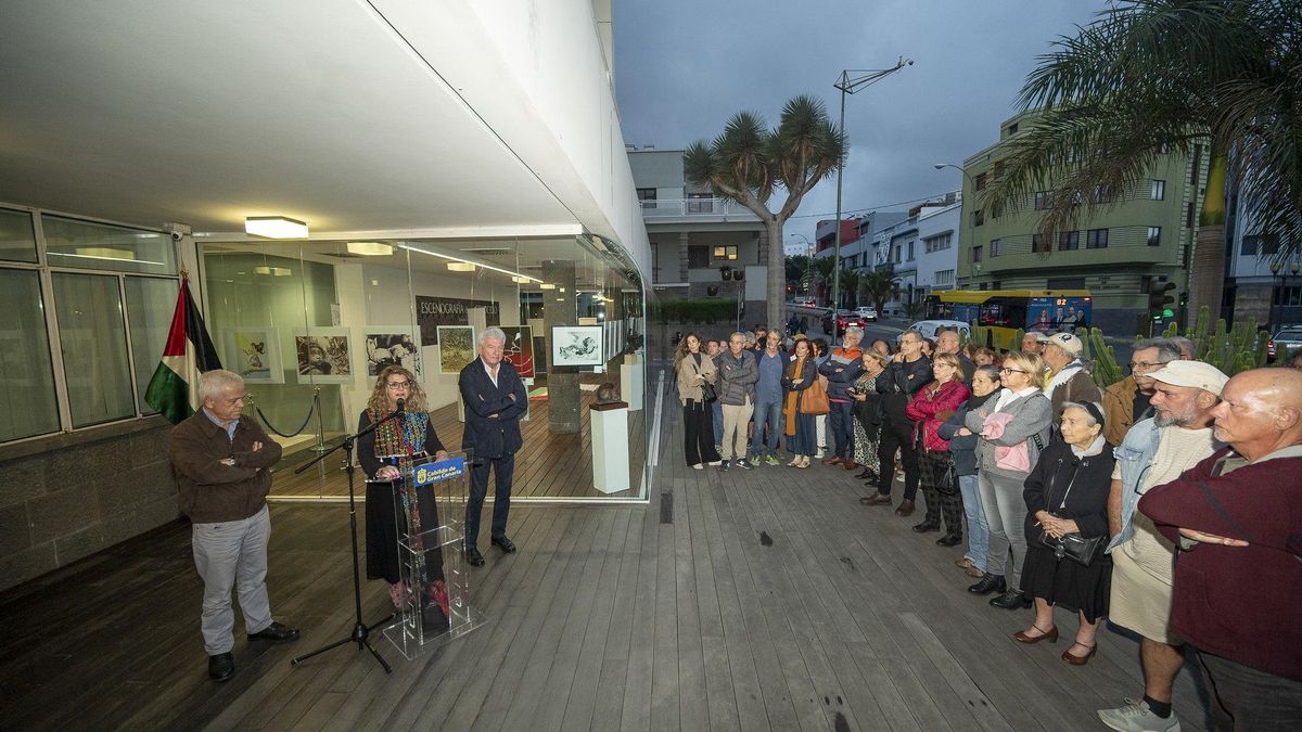 Acto celebrado este jueves para conmemorar el Día de la Tierra Palestina