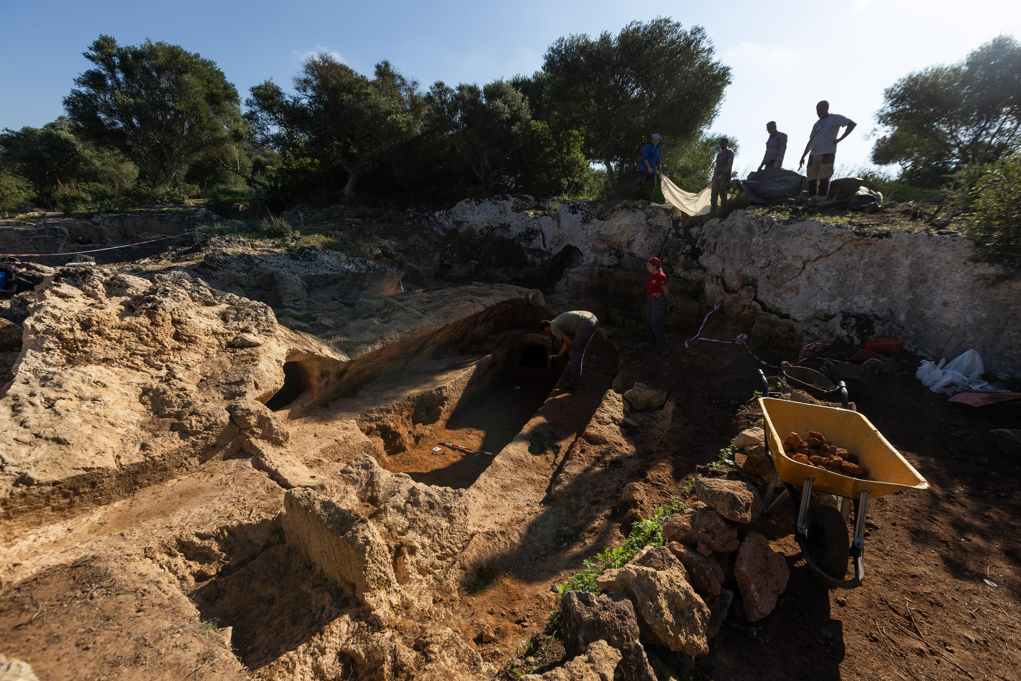 Última jornada de excavaciones en Son Sunyer