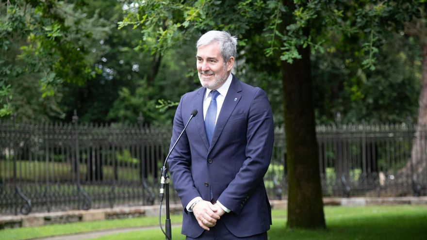 Archivo - El presidente de Canarias, Fernando Clavijo,