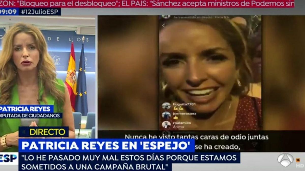 Patricia Reyes (C's) asegura a Griso que cortó su polémico directo en el Orgullo porque "estaba a punto de llorar"