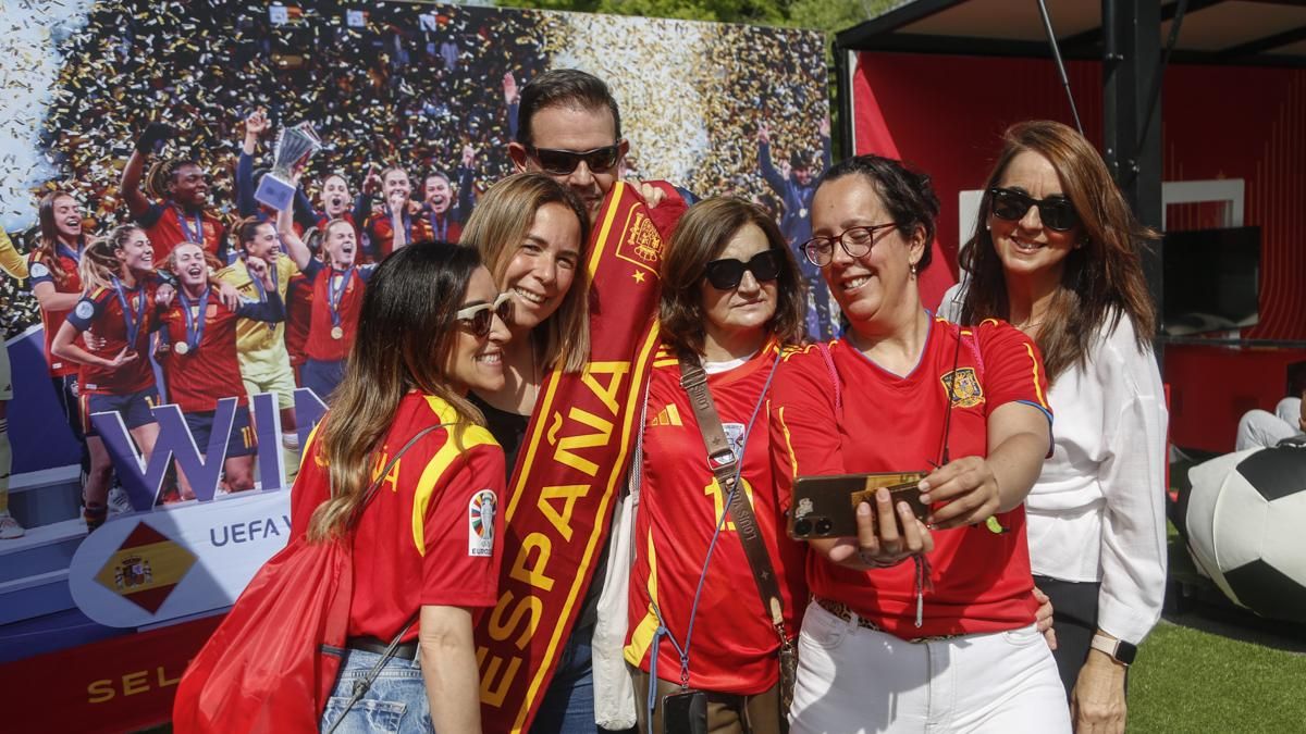 Fanzone de la Selección Española de Fútbol Femenina