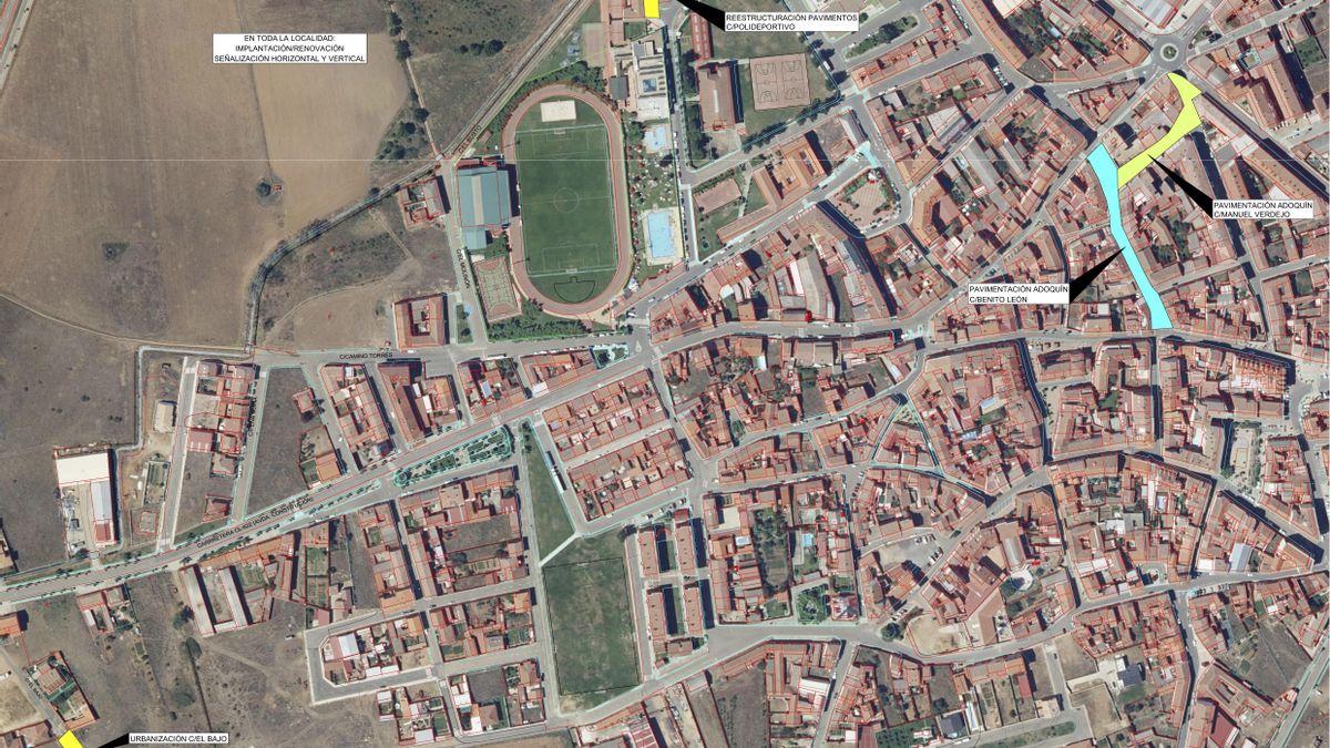 Santa María del Páramo destinará casi medio millón de euros a mejorar la señalética de las calles y mejoras en viales