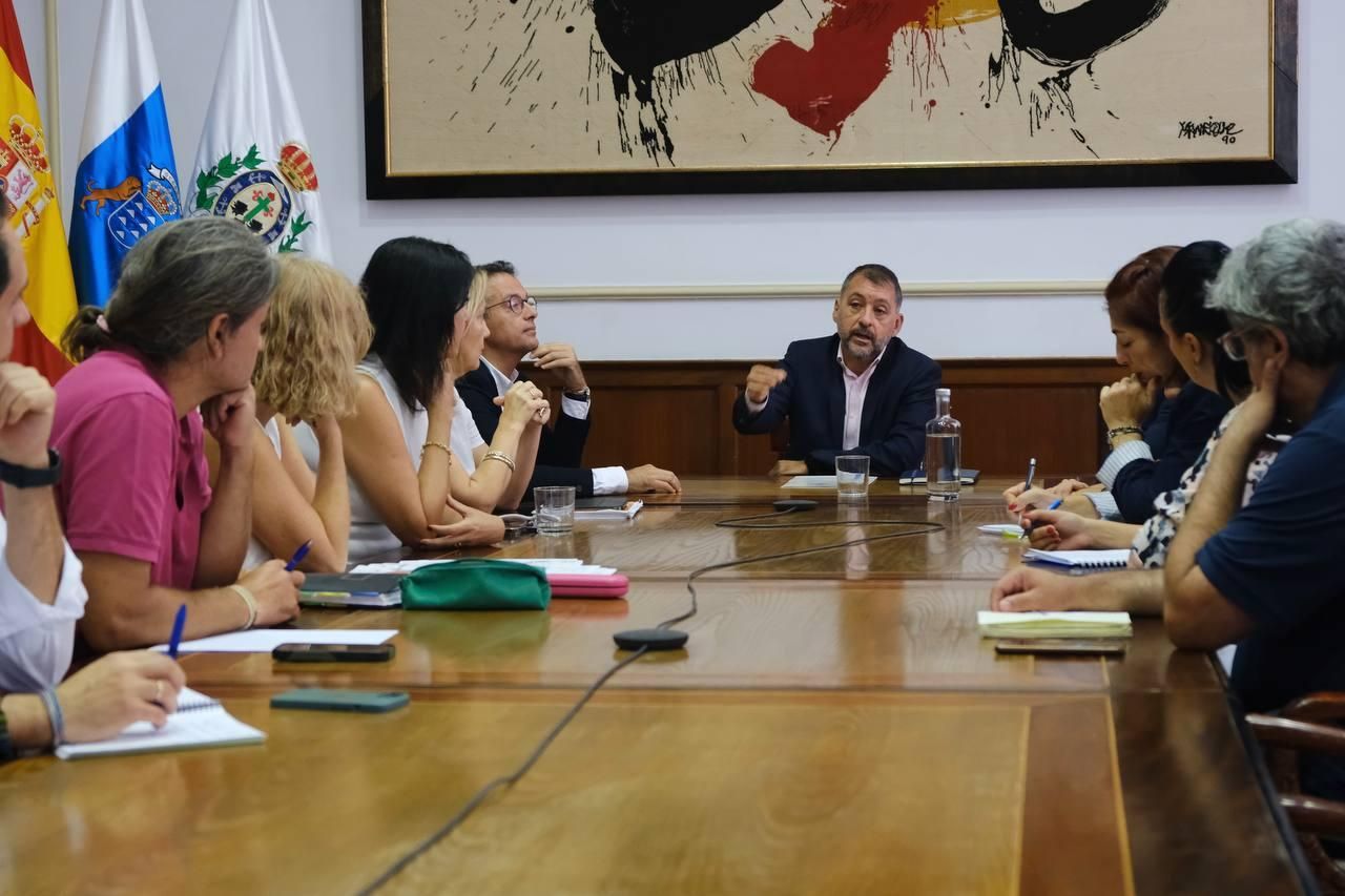 Reunión sobre carril bici con Fauca y Zona Centro de Santa Cruz de Tenerife.