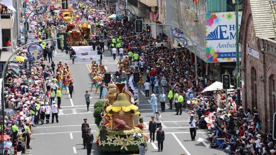 La ciudad ecuatoriana de Ambato, una alegoría de los frutos de la tierra